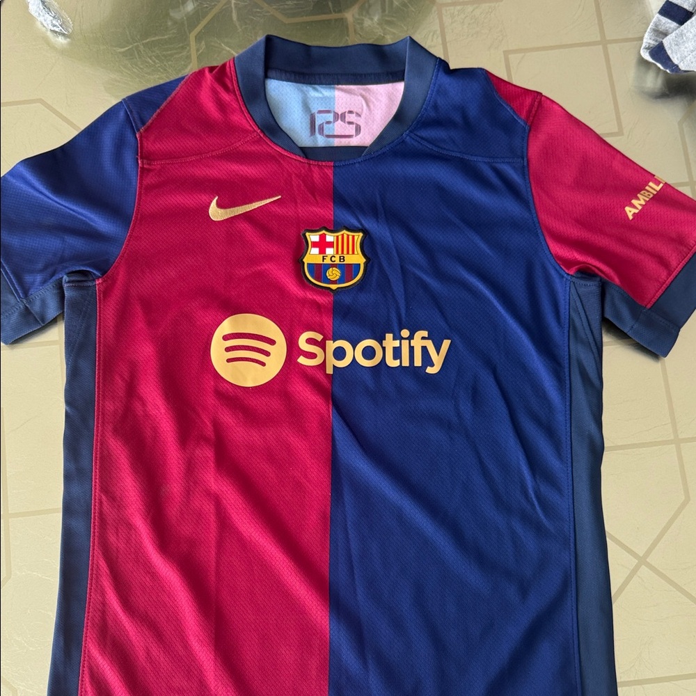 Nike Kids FC Barcelona Home Jersey - Blue & Red
